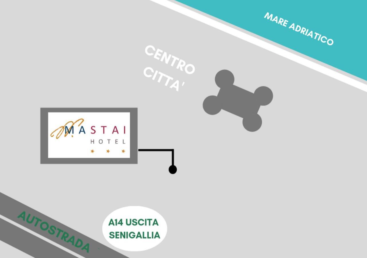 Hotel Mastai Senigallia Exterior foto
